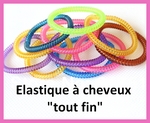 Élastique À Cheveux & Bracelet TOUT FIN - style Fil De Téléphone