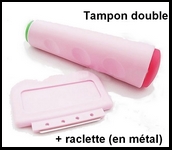 Tampon double + raclette